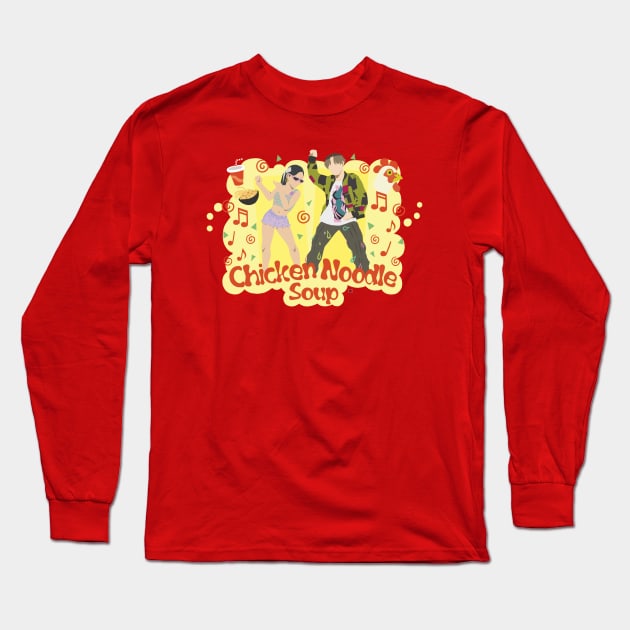 Chicken Noodle Soup J-Hope and Becky G Long Sleeve T-Shirt by DaphInteresting